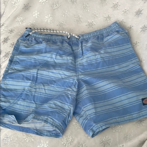 Vineyard Vines Other - Vineyard Vines Blue Striped Men's Swim Shorts